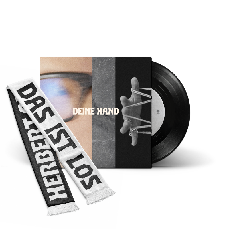 Deine Hand by Herbert Grönemeyer - Limitierte 7'' Single Vinyl + "Das ist los" Schal - shop now at Herbert Grönemeyer store