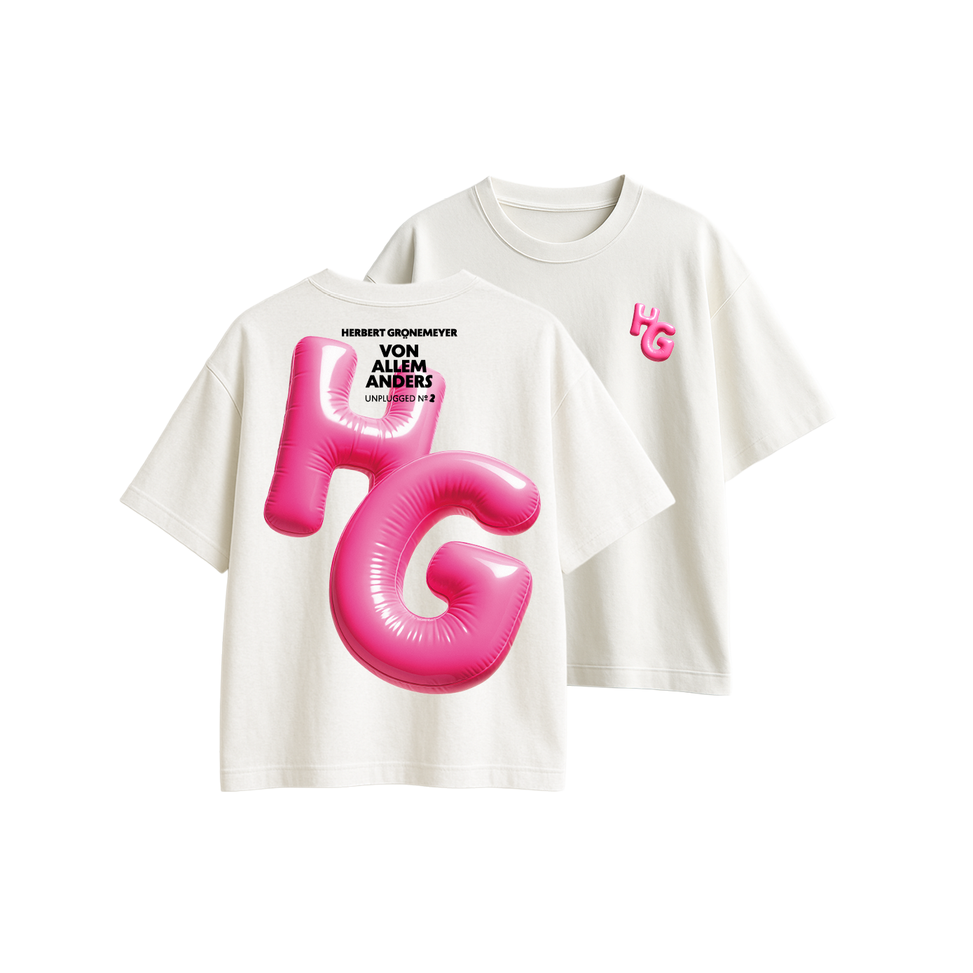 Herbert Grönemeyer Unplugged 2 • Von allem anders Logo T-Shirt weiß 418786